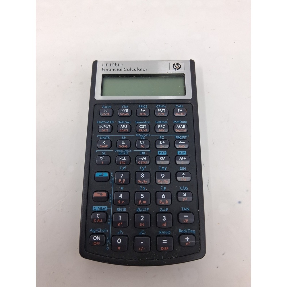 HP 10bii+ Financial Calculator Tested. Z